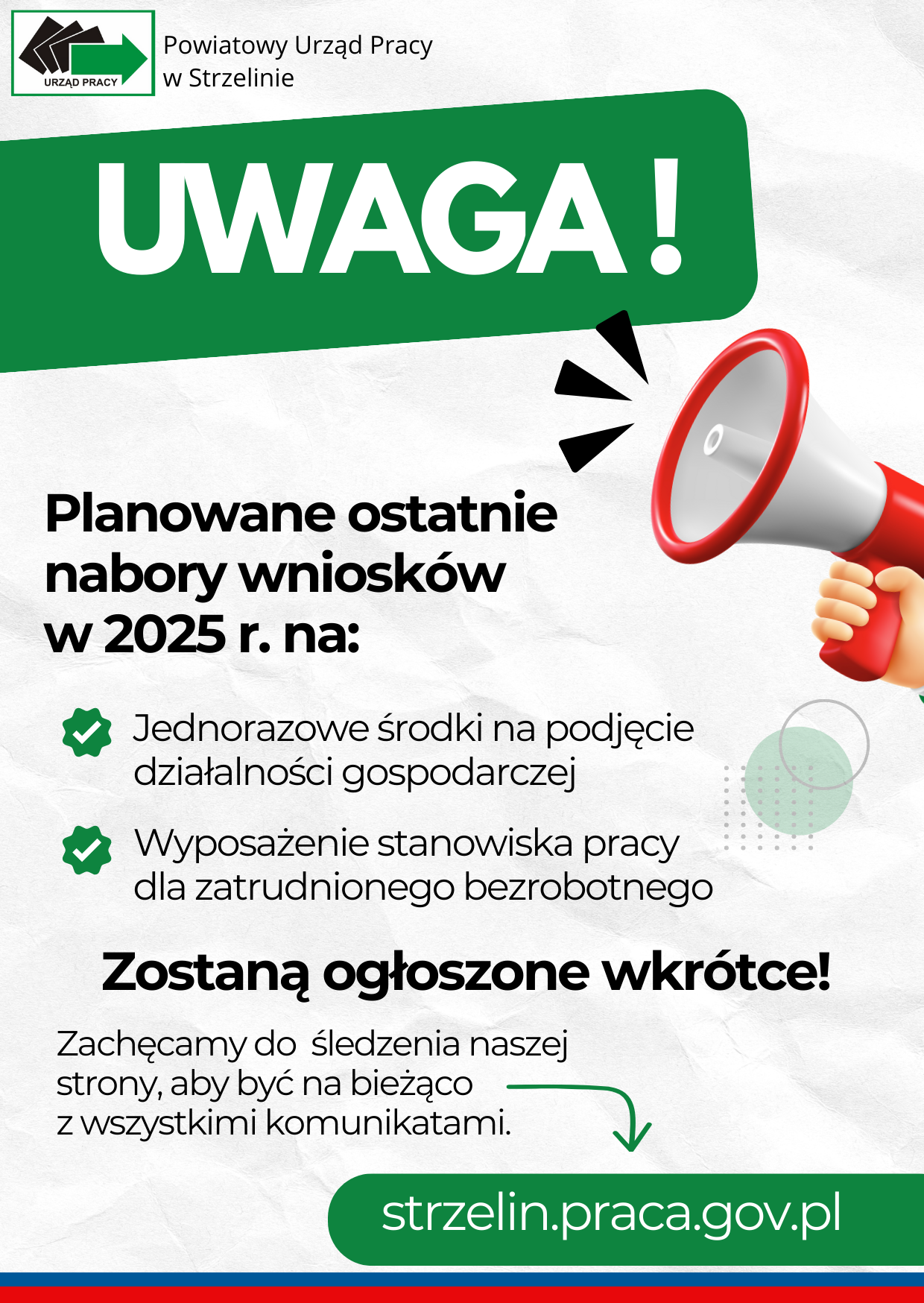 Obrazek dla: Planowane ostatnie nabory wniosów w 2025 r.