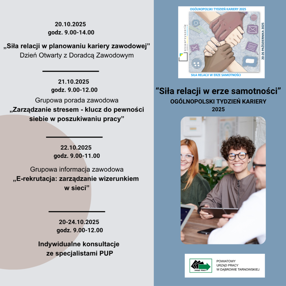 Plakat Ogólnopolskiego Tygodnia Kariery 2025
